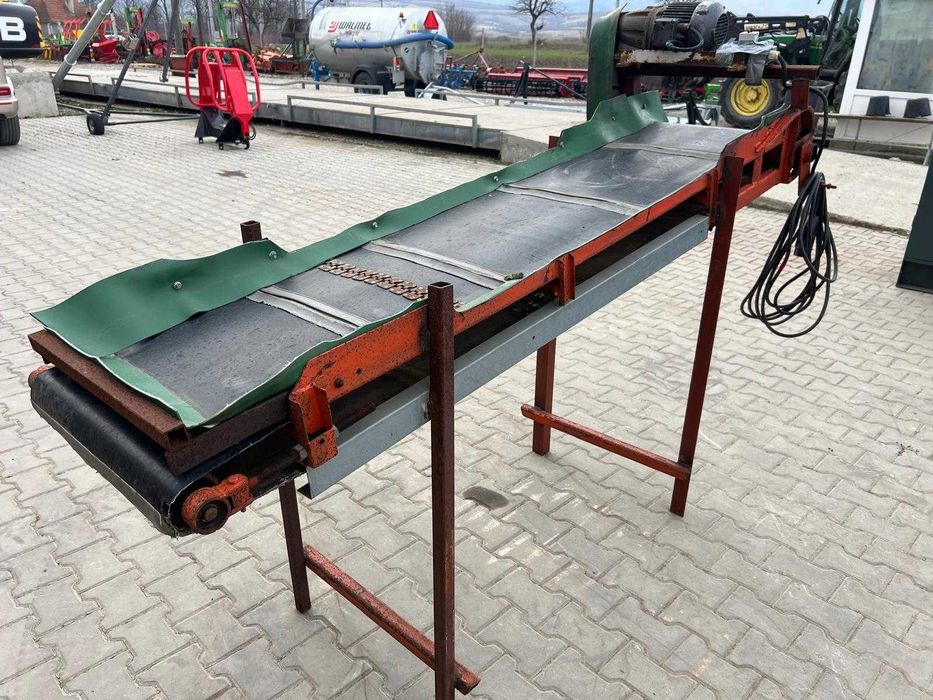 Banda transportoare - L x l = 2,2 m x 50 cm , motor electric