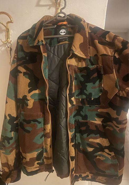 Яке Timberland corduroy chore jacket camo