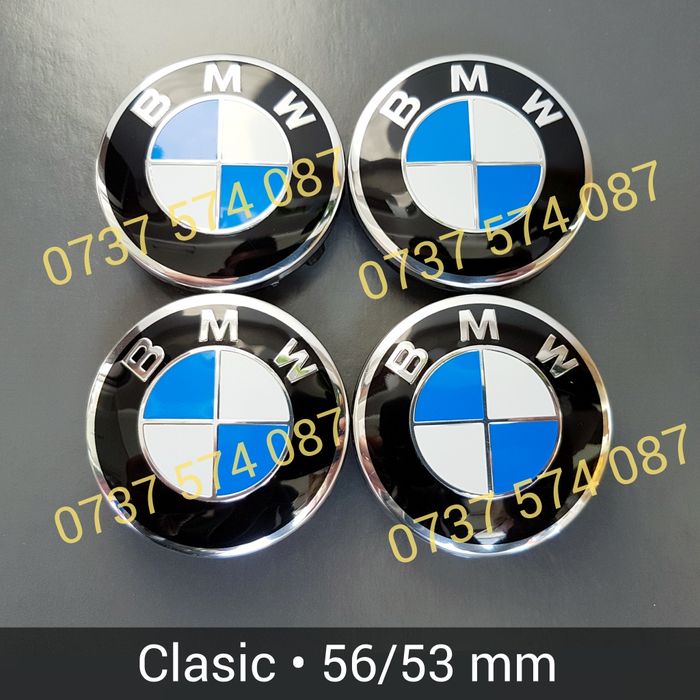 Capace jante BMW si embleme BMW Seria 1, 2, 3, 4, 5, X,1 X,3 X5, X6