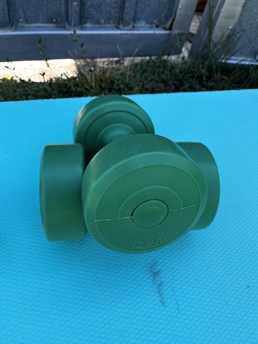 Гири 2×1 кг (неопрен) и Гири 2×2 кг (PVC)