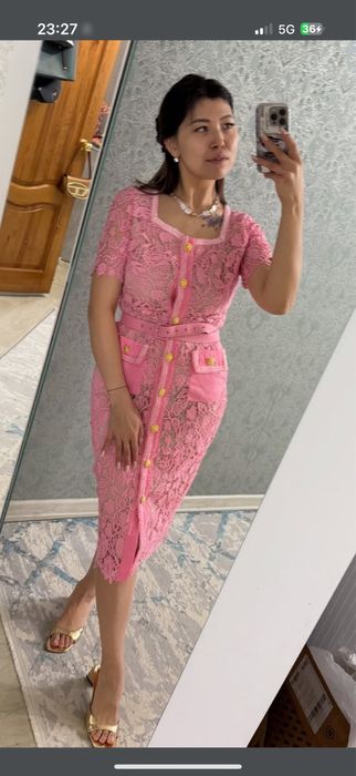 Новое кружевное платье