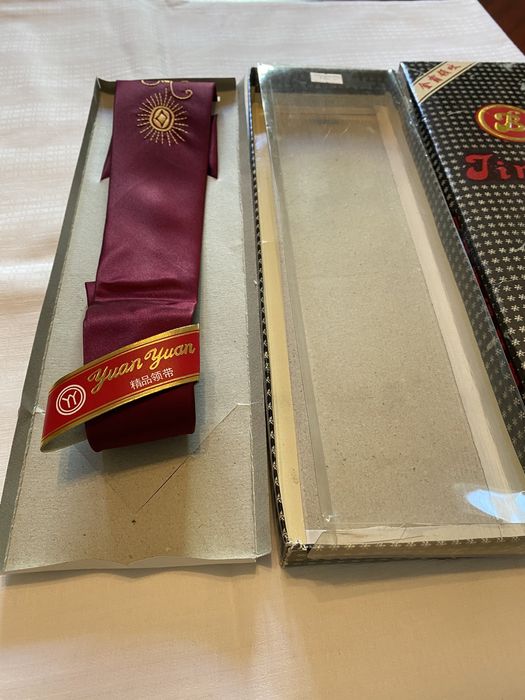 Cravata cu dragon -matase naturala