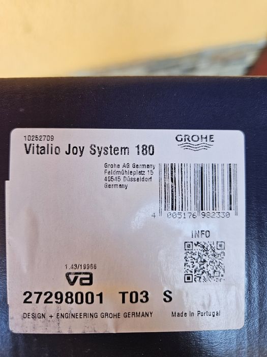 Grohe vitalio joy shower system 180 MM
