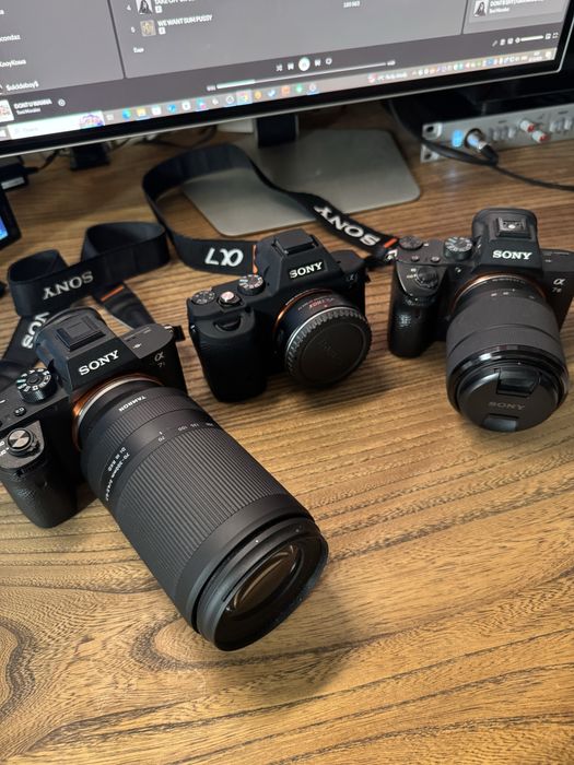 Sony a7 l / sony a7 sll / sony a7 lll продажа / обмен обьективы есть.