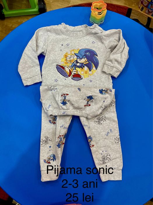 Pijamale copii sonic