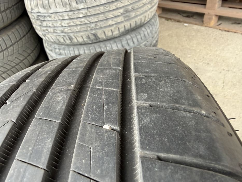 4бр. ОТЛИЧНИ Летни Гуми С Борд 205/50R/17 *HANKOOK* DOT:1723- 6.6мм + 5.9мм