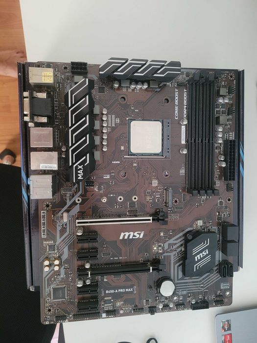 Kit Gaming AM4: MSI B450-A PRO MAX + AMD Ryzen 5 3600XT