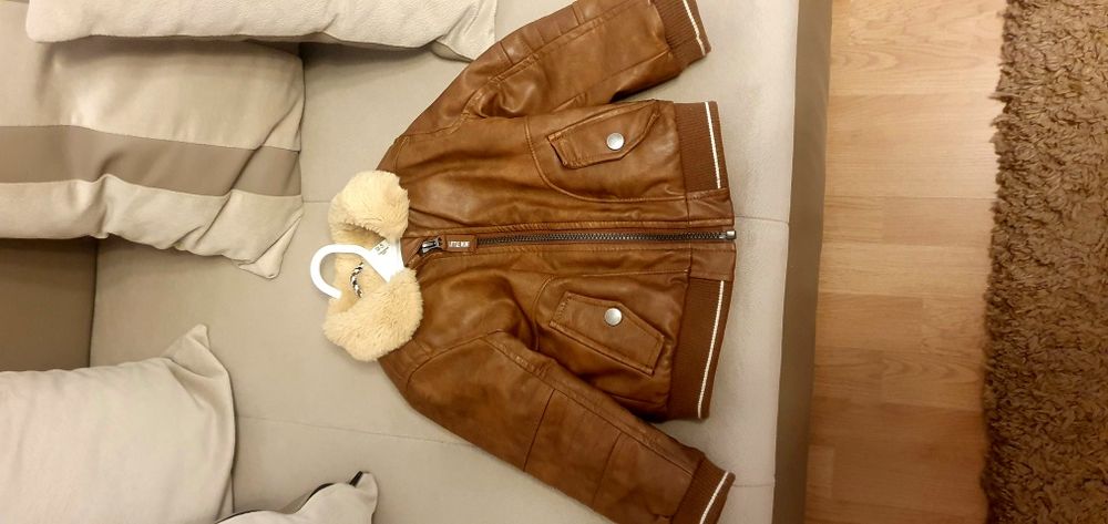 Geaca copii imitatie piele