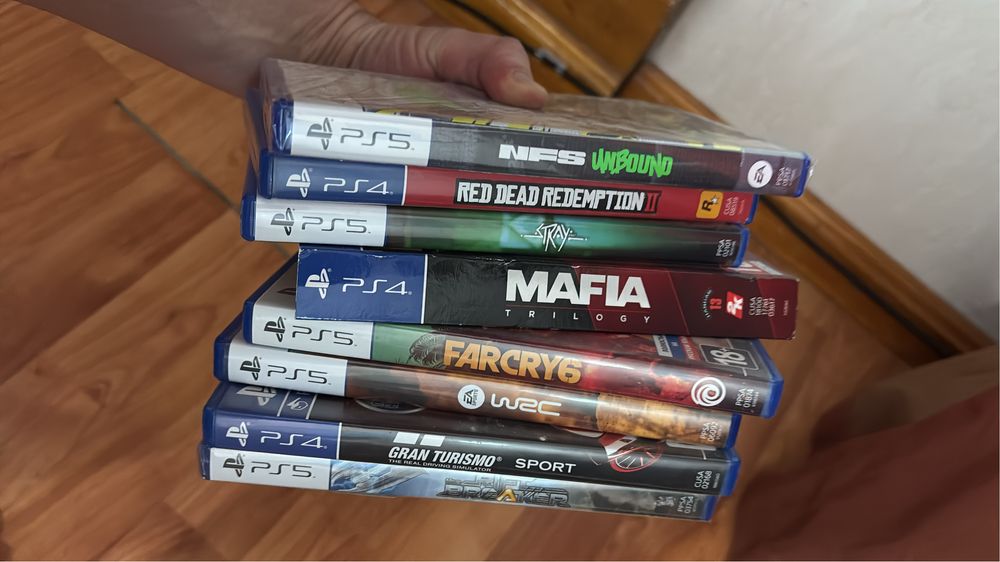 PS5 1tb +tb 1ssd + 10 дисков