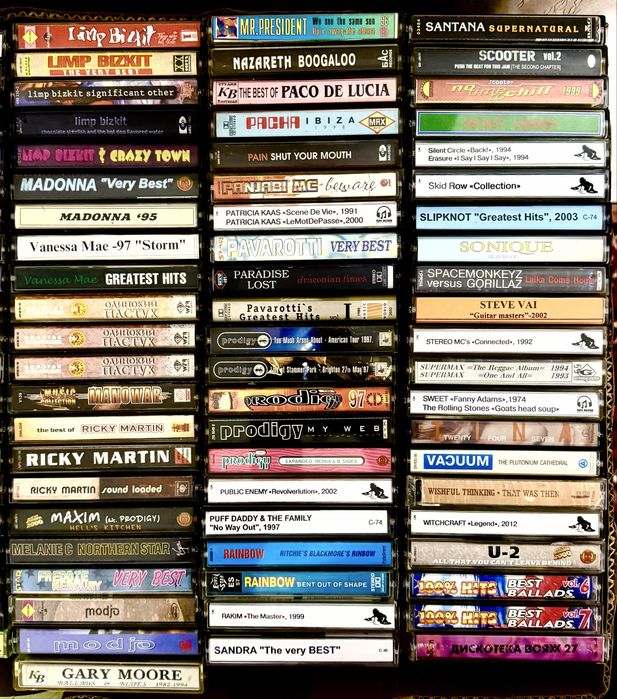 Аудио кассеты. Лицензионные кассеты.