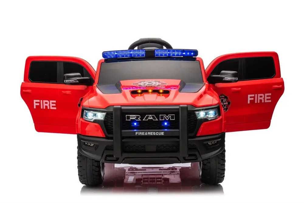 Masinuta pompieri DODGE RAM 1500 RHO 4 x35W, baterie 12V 10Ah,