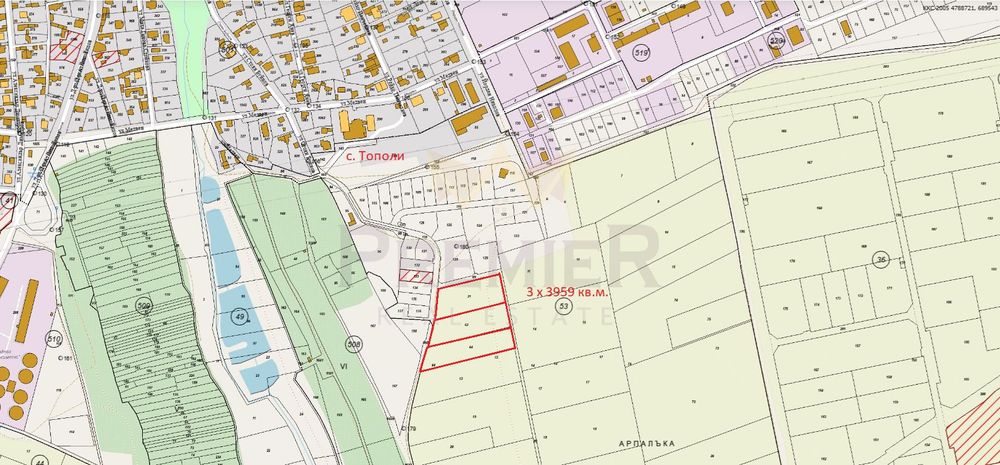 Продава се Парцел в с. Тополи, Област Варна - 11877 кв.м за 17 €/кв.м - Снимка #4