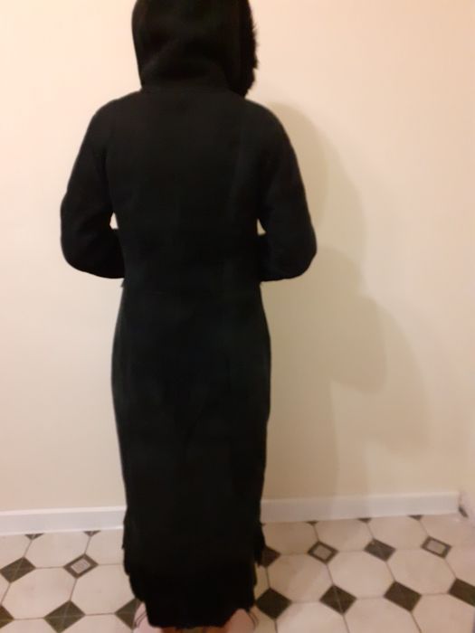 Дубленка черного цвета