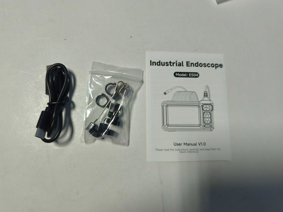 Camera endoscop industrial 5 m cu ecran lcd 11 cm
