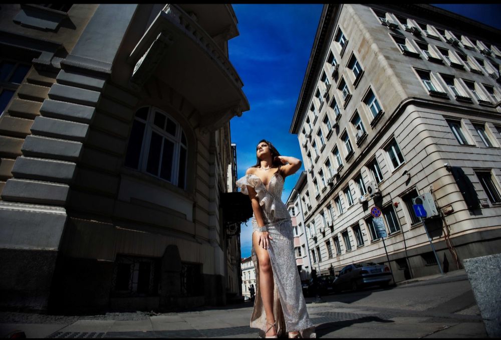 Официална рокля на дизайнер София Борисова, Romantika Fashion