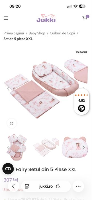 Setul din 5 piese XXL de la JUKKI