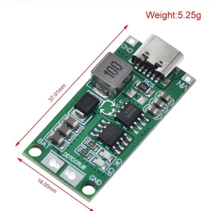 Модуль зарядки лития