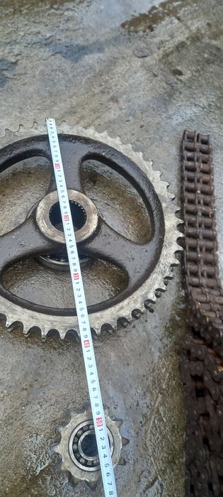 pinion troliu 16 b dublu diametru 40 cm / lant dublu 16b