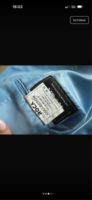 Vand costum calitate premium marimea L