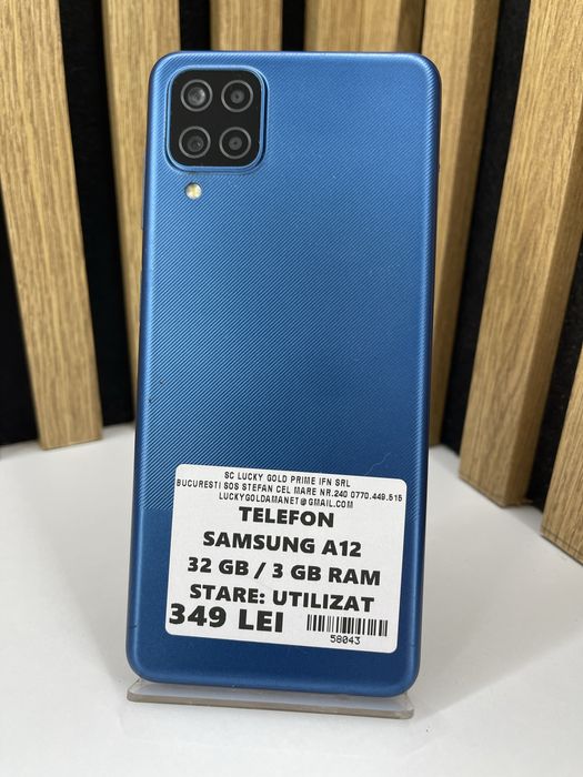 Samsung A12 32Gb 3Gb ram Garantie / Factura #58043
