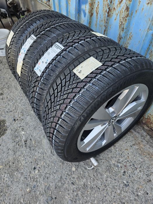 Jante Aliaj 5×112 Noi Pe 19 Echipate cu Anvelope Noi 235.55.19+255.50.19 Bridgestone