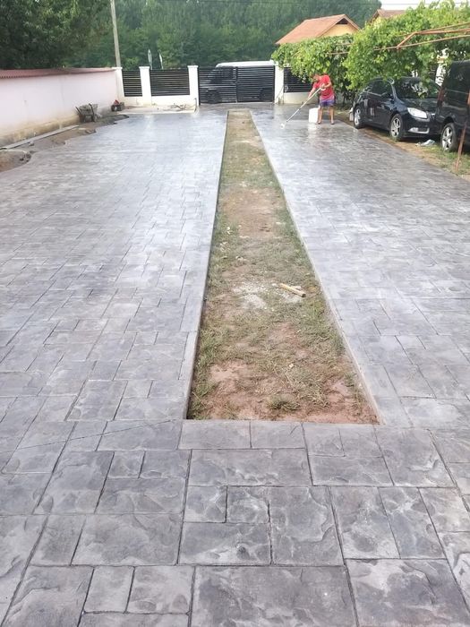 #Beton amprentat oferta#