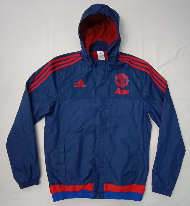 Adidas Manchester United Jacket оригинално яке S Адидас Ман. Юнайтед