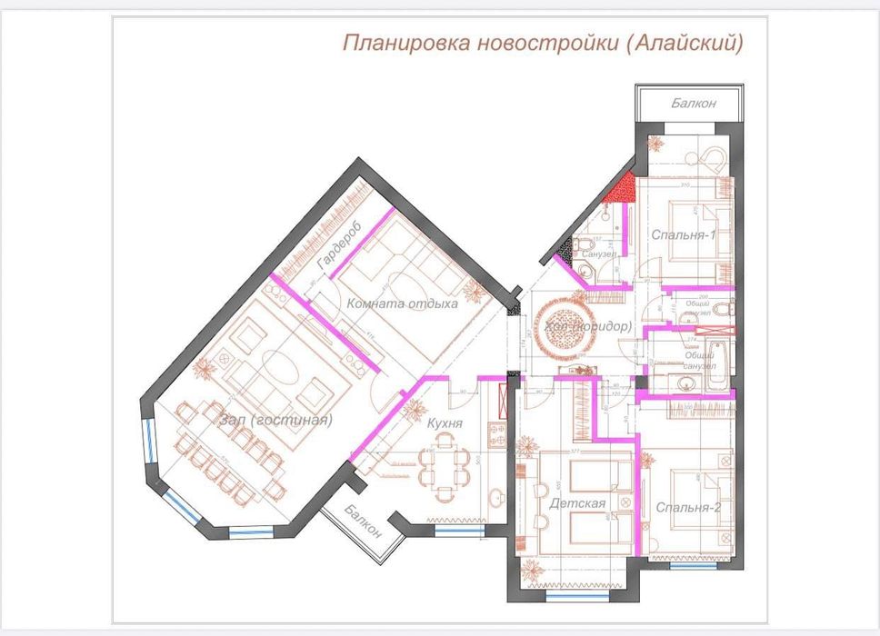 Kamron Palace Продается 5 комнатная квартира коробка метро Минор
