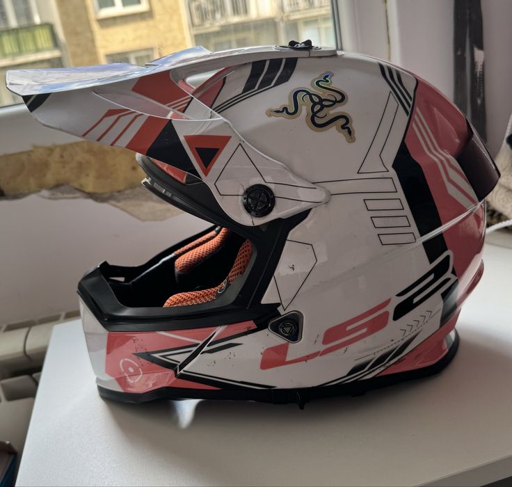Cască motocross / enduro MTB LS2 Pioneer mărimea M – interior detașabil