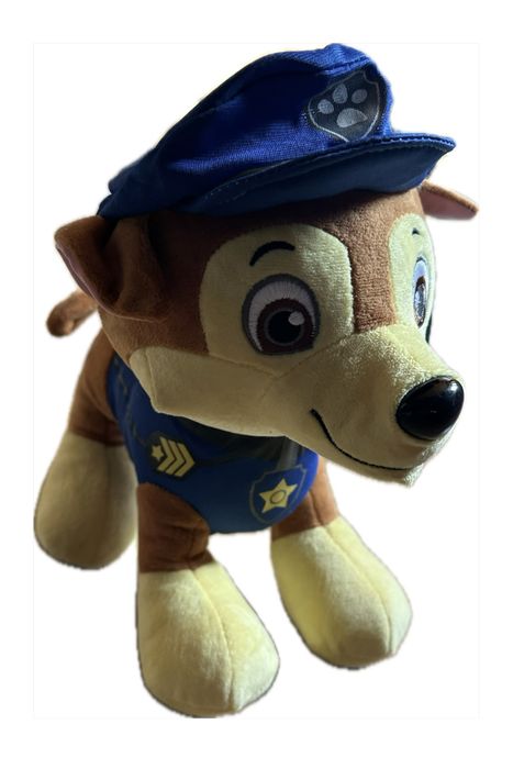 Jucarie de plus, Paw Patrol, Chase, 35 cm, NOU