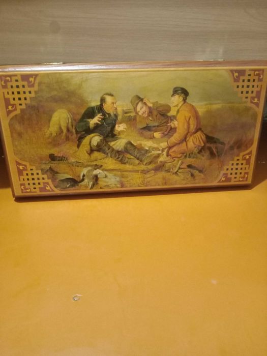 Нарды сувенирные дерево новые