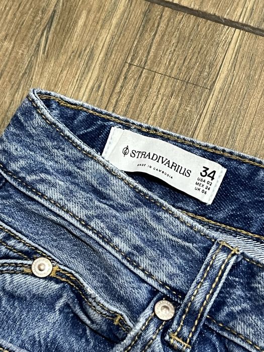 Дънки Stradivarius D98 права кройка