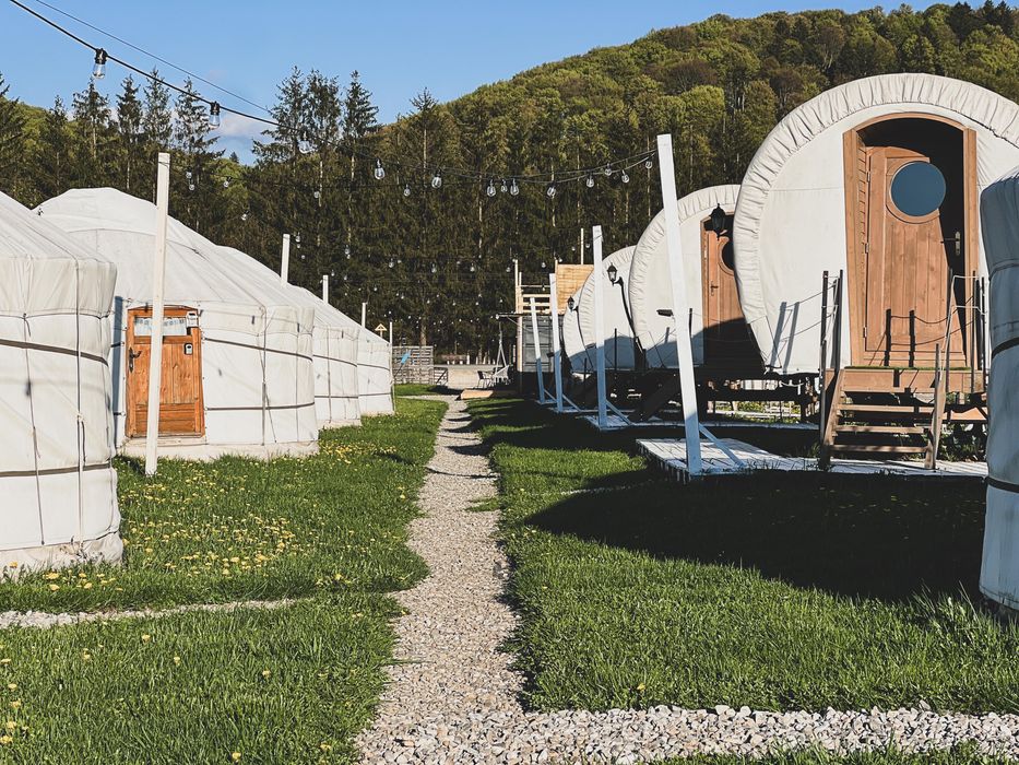 AFACERE LA CHEIE Complex Glamping Vama Buzaului-Brasov Bar/Cafenea