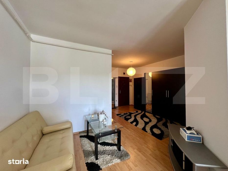 Apartament 2 camere mobilat utilat, parcare CF, lift, intermediar, zon
