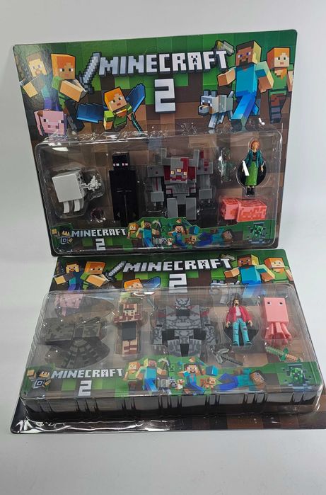 Minecraft 2 - Комплект 5 бр. фигурки / 2 модела + аксесоари