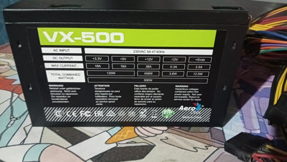 Блок питания AeroCool 500w
