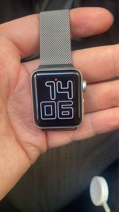 Apple watch series 3,38mm алюминий