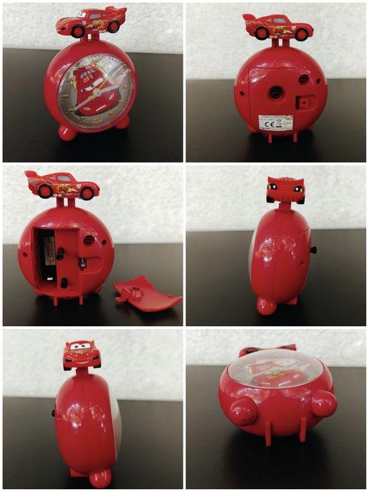 ceas de masa desteptator alarma fulger Mcqueen Cars Disney digital Krontaler copii fete baieti