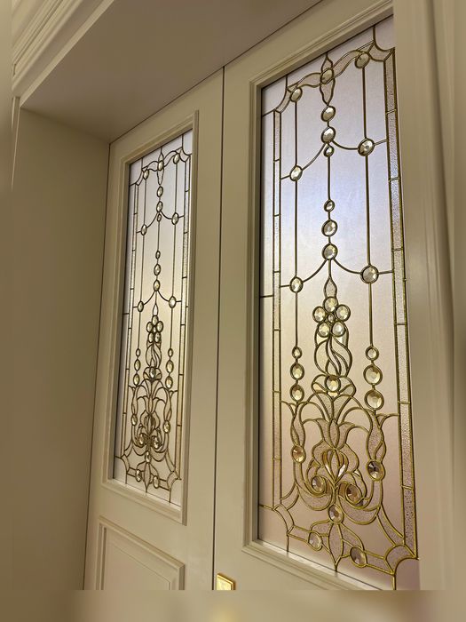 Vitraj oyna naqshli oynalar