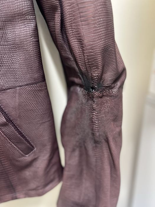 Луксозно яке от истинска игуанска кожа – НОВО, Милано