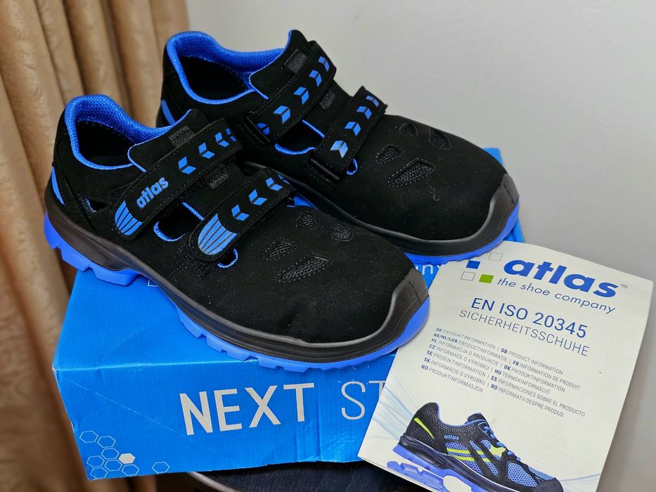 Atlas SL 46 Blue 2.0 ESD - Pantofi de protecție noi, cu cutie