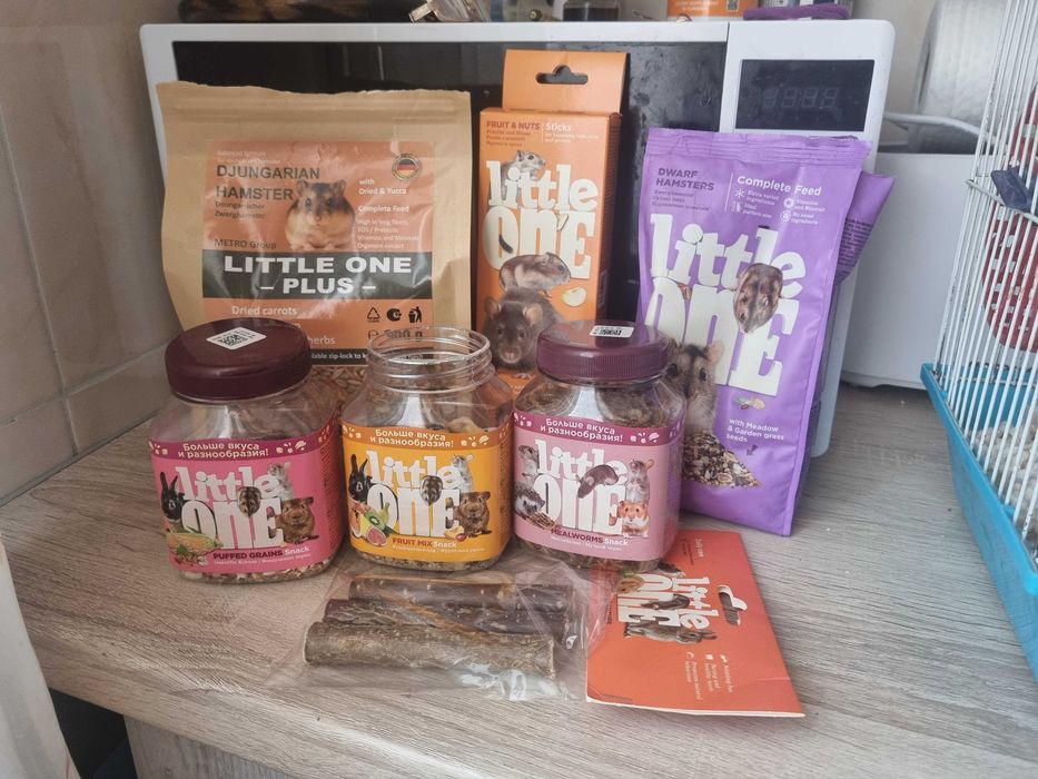 Джунгарские хомячки