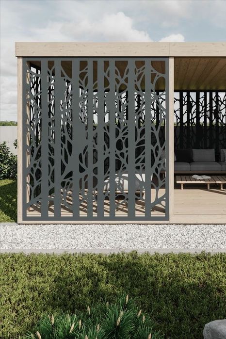 Лазерная резка Перила Панели Беседка