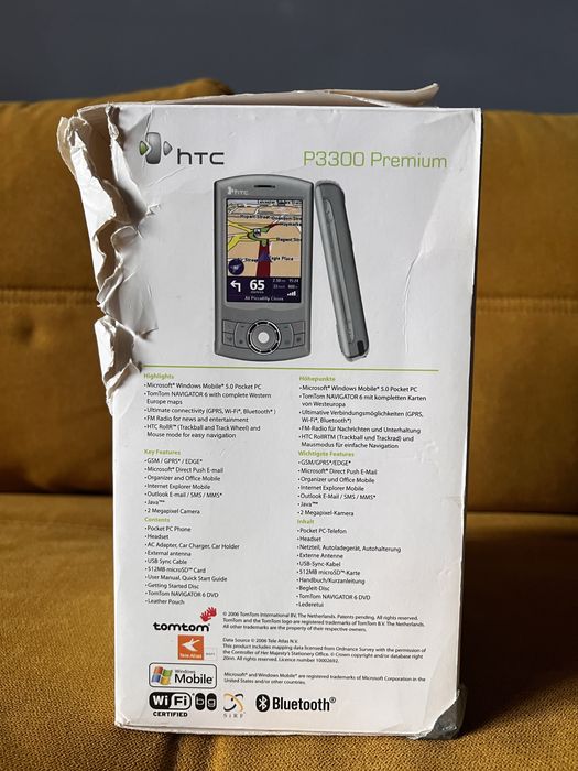 Vintage HTC P3300 Premium - full box