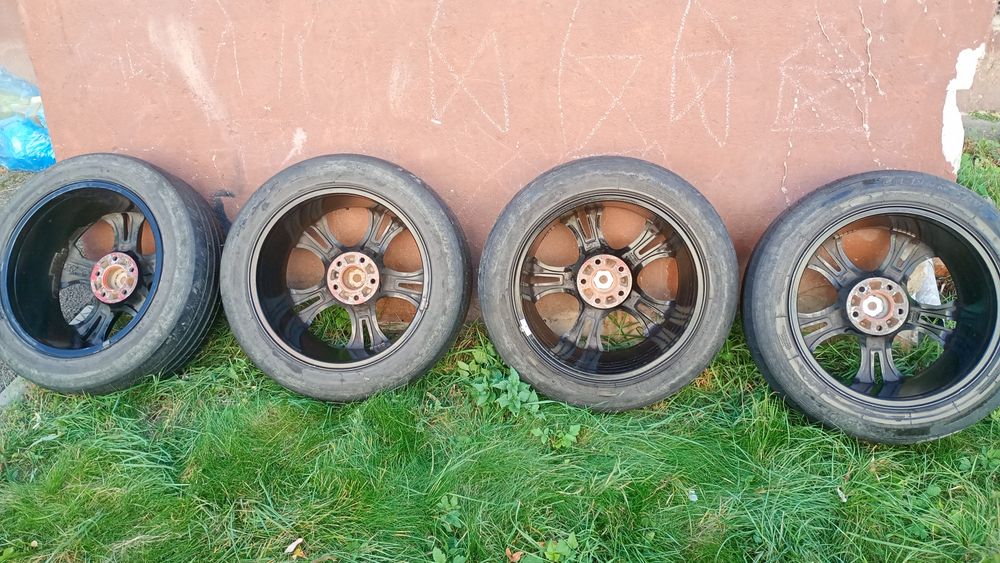 Set 4 Jante Aliaj 18" PLATIN Germania 5x112 5x114.3 - Tiguan Q5 Kodiaq Tucson - 1000 lei - Sibiu