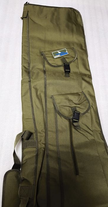 GEANTA HUSA pentru 4 lansete si 4 mulinete crap 210cm 3,90m din 2 buc