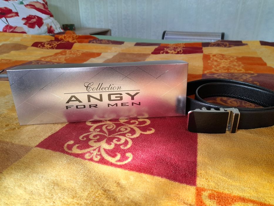 Мъжки колан от естествена кожа