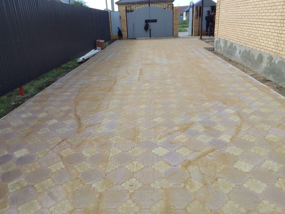 Брусчатка тротуарная плитка Газоблок пеноблок