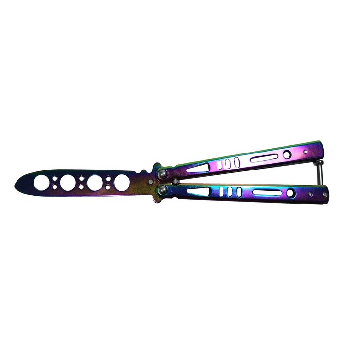 Briceag de antrenament, otel inoxidabil, Rainbow, 21.5 cm