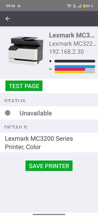 lexmark mc3224 imprimanta color, scaner, copiator